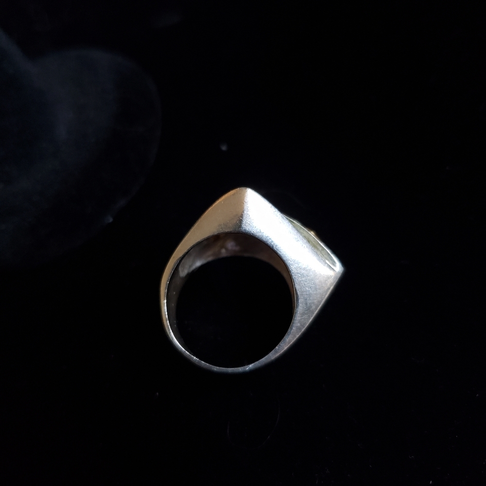 Sterling Silver Multigem Stone Ring - image 5